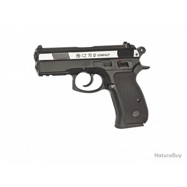 Pistolet CZ 75D Compact Duotone Glissire mtal - 4,5 mm Co2 Bbs Steel