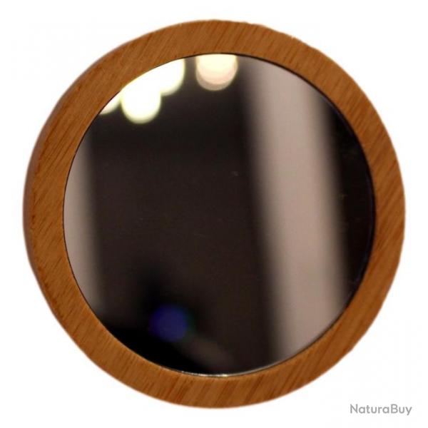 Mini miroir en bois de bambou  graver