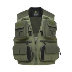 Gilet de pêche Cast Shield multi-poches - XL