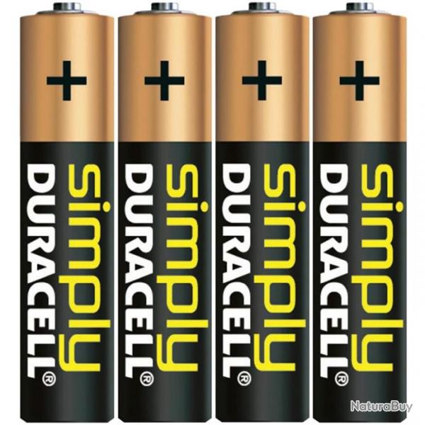 DURACELL - PILES ALCALINES AAA LR03 1,5 VOLT