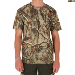 PERCUSSION T SHIRT ENFANT CAMO FOREST