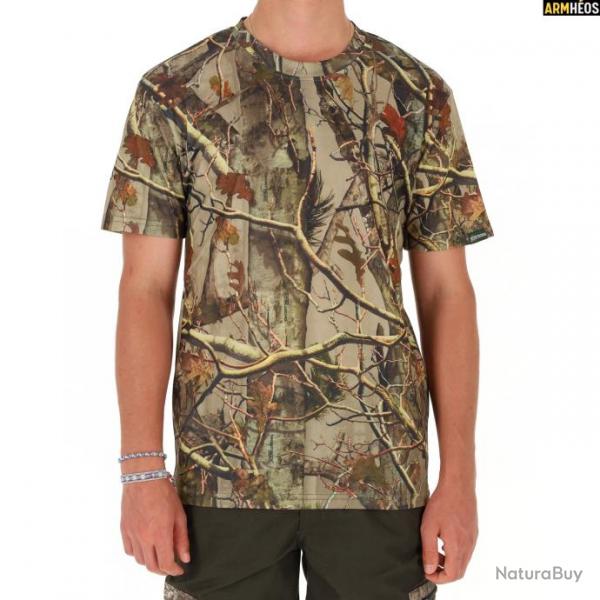 PERCUSSION T SHIRT ENFANT CAMO FOREST