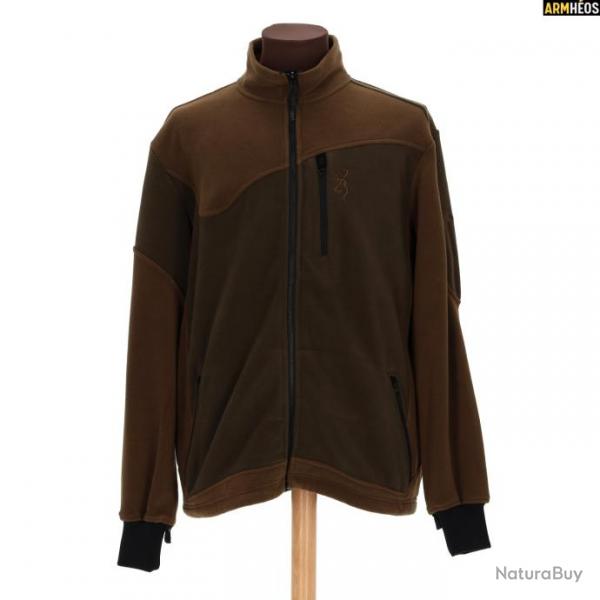 BROWNING VESTE POWERFLEECE VERT MARRON