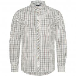 BLASER CHEMISE TRISTAN BORDEAUX/BLEU S