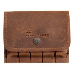 LIGNE VERNEY CARRON POCHETTE CEINTURE CUIR POUR CARTOUCHES