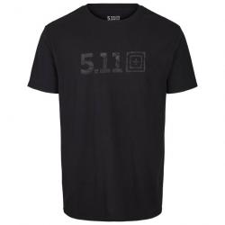 5.11 T SHIRT TOPO LOGO NOIR