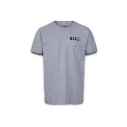 5.11 T-SHIRT TRAIN WITH PURPOSE Q4 GRIS S