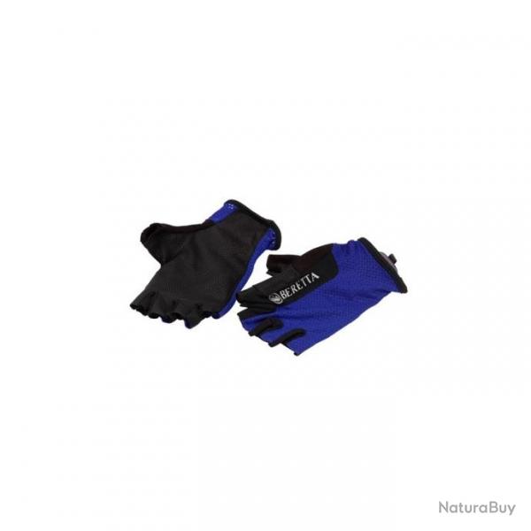 BERETTA GANTS DE TIR FINGERLESS GL510 BLUE TOTAL ECLIPSE S