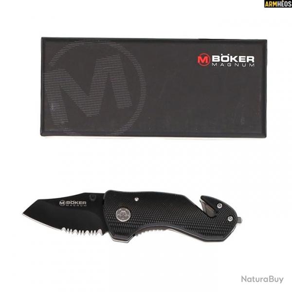 BOKER MAGNUM BLACK RESCUE LAME 53MM