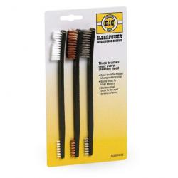 BIRCHWOOD CASEY SET DE 3 BROSSES DE NETTOYAGE