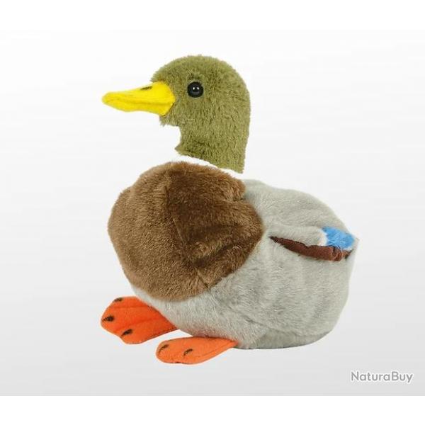 PELUCHE CANARD COLVERT MOYEN 18 CM