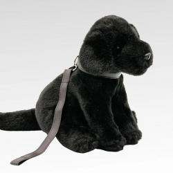 PELUCHE LABRADOR NOIR - 25 CM