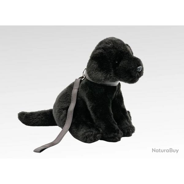 PELUCHE LABRADOR NOIR - 25 CM