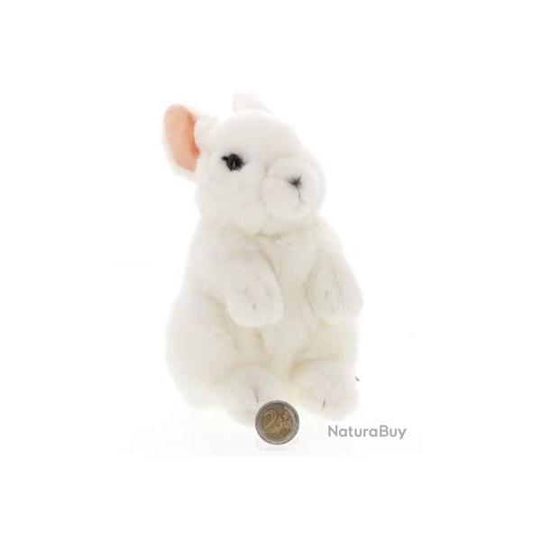 PELUCHE LAPIN BLANC 18CM