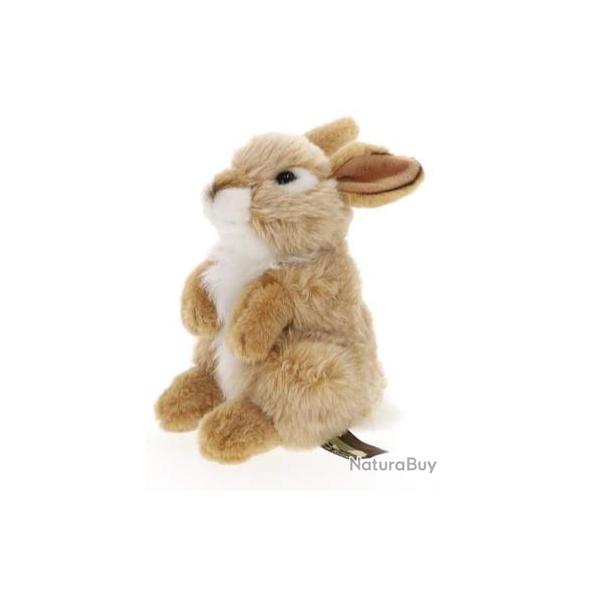 PELUCHE LAPIN MARRON - 18CM