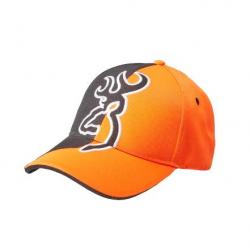 BROWNING CASQUETTE HALF BLAZE NOIRE/ORANGE