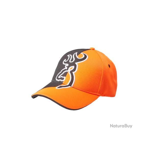 BROWNING CASQUETTE HALF BLAZE NOIRE/ORANGE