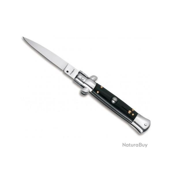 BOKER MAGNUM SICILIAN NEEDLE DARK WOOD - LAME 82MM - MANCHE PAKKAWOOD