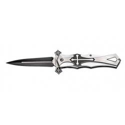 CRUSADER - LAME 100MM - MANCHE ALUMINIUM - CLIP