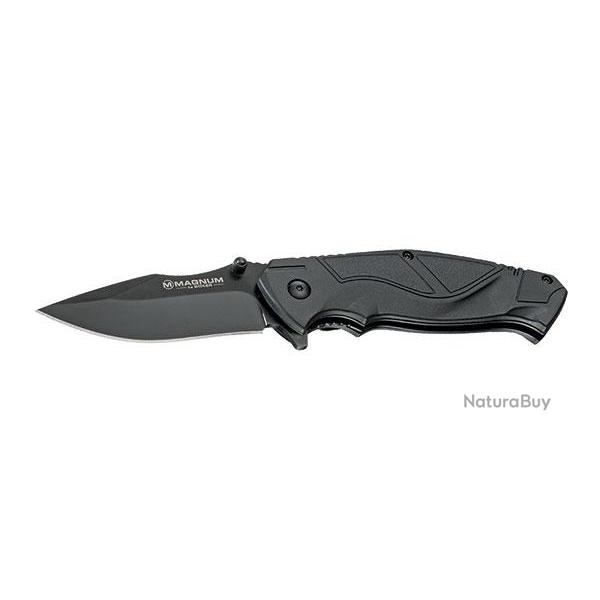 BOKER MAGNUM ADVANCE ALL BLACK PRO - LAME : 80MM