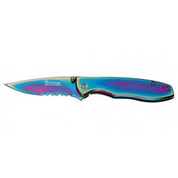 BOKER MAGNUM RAINBOW II - LAME 72MM - MANCHE ACIER - CLIP