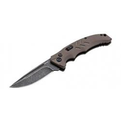 BOKER PLUS INTENTION II COYOTE - LAME 78MM - MANCHE G10 - CLIP