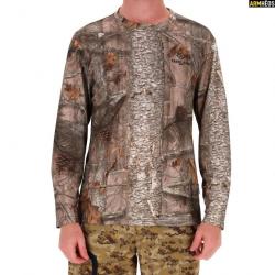 TREELAND T SHIRT MANCHE LONGUE CAMO FOREST