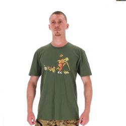 LOVERGREEN T SHIRT KAKI CHASSEUR SANGLIER