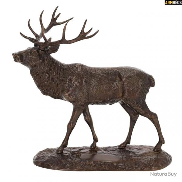 BRONZE CERF NON BRAMANT GRAND MODELE