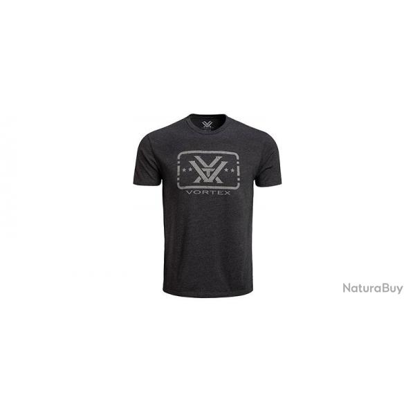 VORTEX T-SHIRT TRIGGER PRESS GRIS M