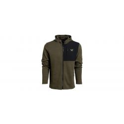 SWEAT A CAPUCHE HORIZON SEEKER KAKI/NOIR L