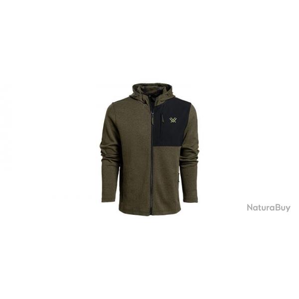 SWEAT A CAPUCHE HORIZON SEEKER KAKI/NOIR L