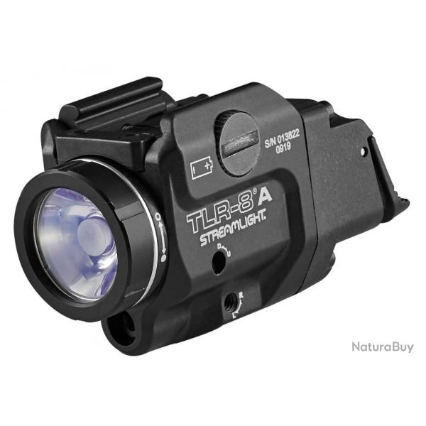 LAMPE TACTIQUE STREAMLIGHT TLR-8A - AVEC SWITCH HAUT ET BAS - LASER ROUGE