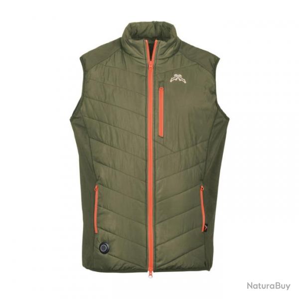 PROHUNT GILET CHAUFFANT HYBRID KAKI