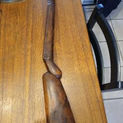 crosse fusil de chasse artisanale