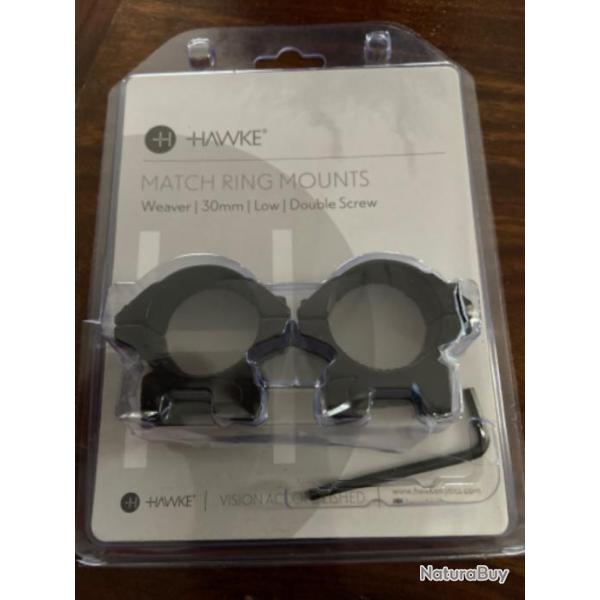 Paire de collier Hawke Weaver 30mm