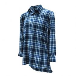 PROMO Chemise long pan confort bleue  TS (Taille 2)