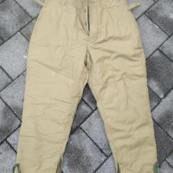 Pantalon d'hiver doublé soldat sovietique taille L (52/3) neuf URSS CCCP 1986