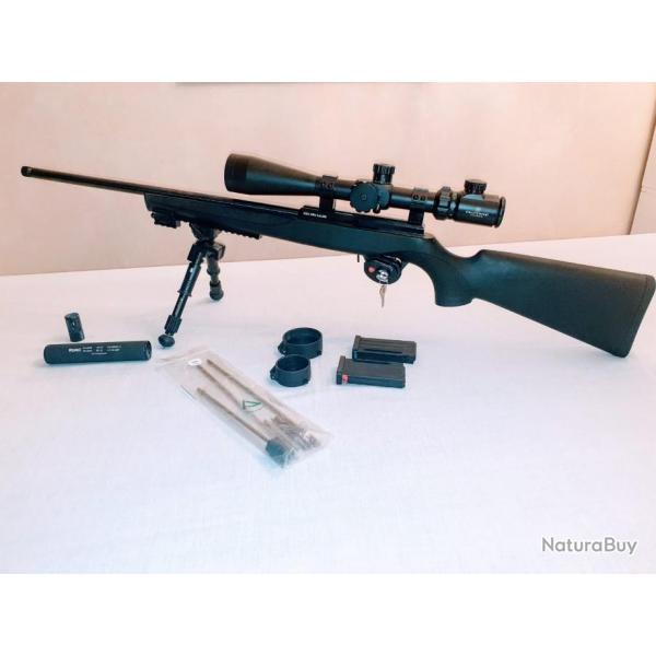 STOP AFFAIRE :A vendre Carabine ISSC SPA 22 Lr avec lot de matriels pour l' quiper enTACTICAL