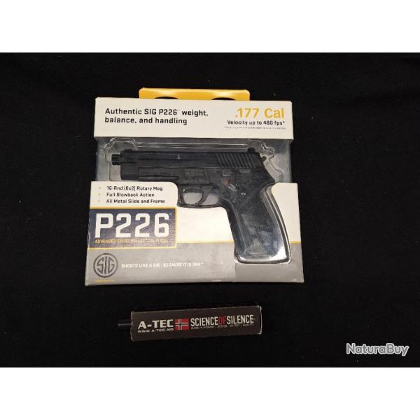 Pistolet CO2 Sig Sauer P226, Cal. 4,5mm - 1 sans prix de rserve !!