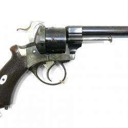 Superbe revolver Lefaucheux 1862 calibre 12 mm à broche