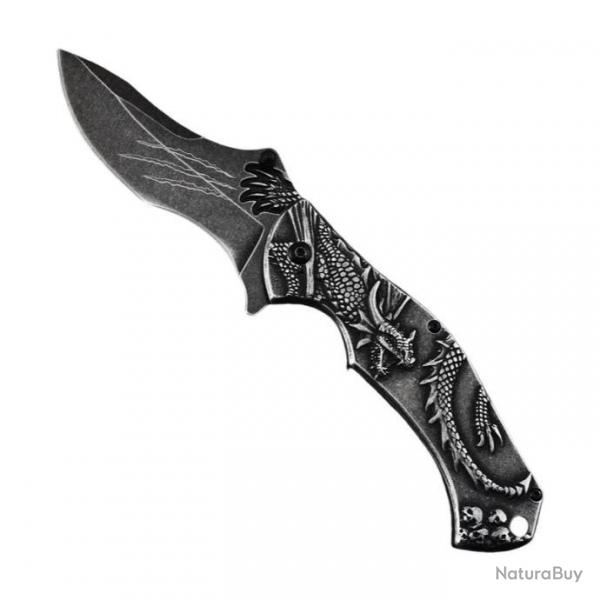 Couteau Jrmungandr de Chasse Motif de Serpent de Midgard enchre