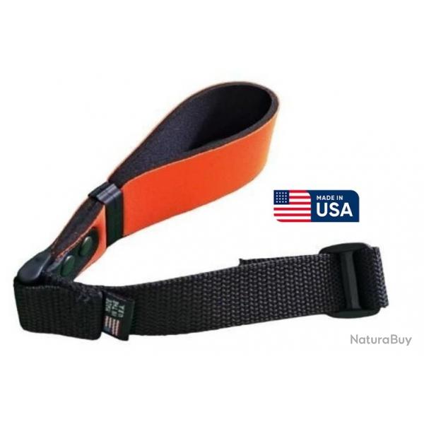 Dragonne ORANGE en noprne ! MADE IN USA par OP/TECH USA