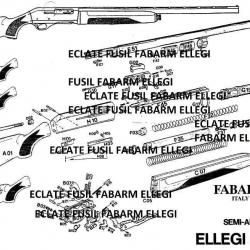 éclaté fusil FABARM ELLEGI (envoi par mail) - VENDU PAR JEPERCUTE (m2163)