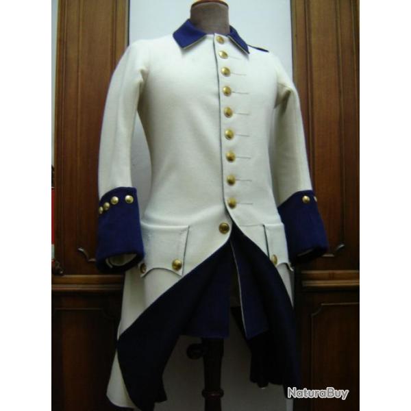 Tenue complte du rgt. Royal Roussillon 1740-1760 reconstitution en qualit muse