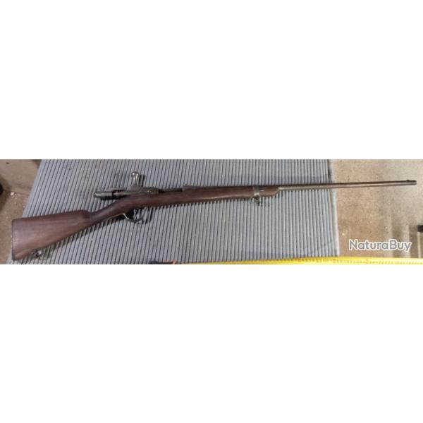 Fusil Gras Scolaire transform chasse cal 14 mm