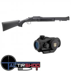 Pack Traqueur fusil superposé Integra Slug synthetique cal12 51cm avec Point Rouge Nikko Stirling Fl