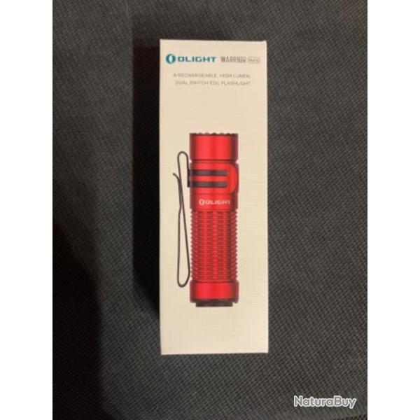 Olight warrior nano rouge