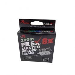 Filex tresse master feeder braid 8x 200m 0.12mm / 8.3 kg