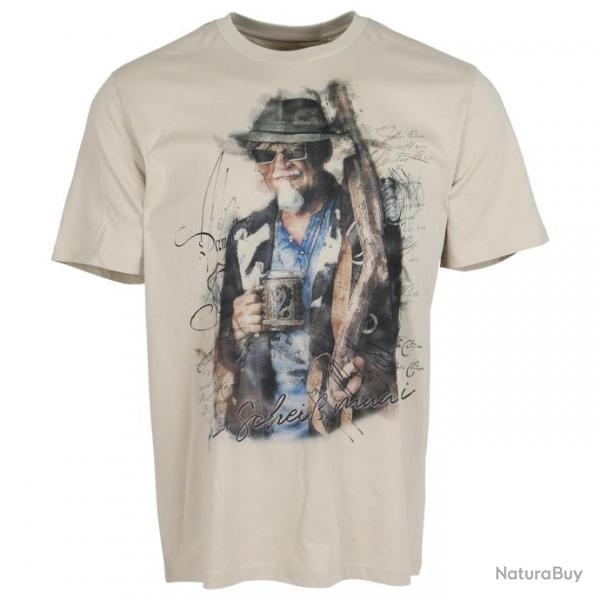 T shirt chasse motif chasseur